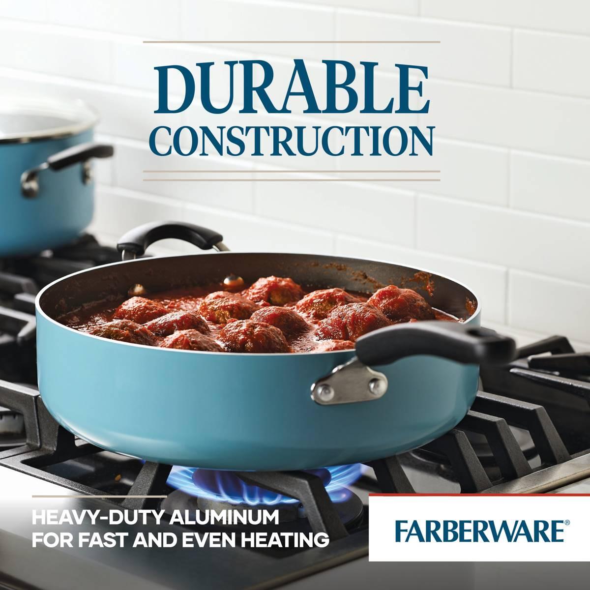 Farberware® DiamondMax™ Nonstick Jumbo 6qt. Cooker - Aqua