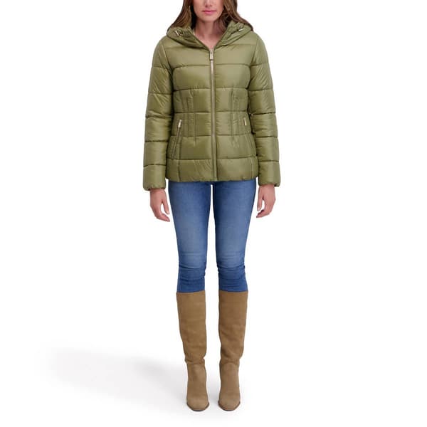 Womens Kensie Puffer Coat with Hood