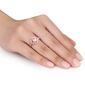Gemstone Classics&#8482; 10kt. Rose Gold Morganite Vintage Ring - image 2