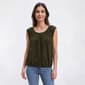 Womens Preswick & Moore® Sleeveless Elastic Hem Blouse - image 3