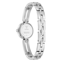 Womens Guess Silver Sunray Dial Glitz Analog Watch - GW1016L1