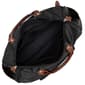 ELLE Luxe Journey Twill and Vegan Leather Weekender Duffel Bag - image 6