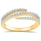 Diamond Classics(tm) Gold Plated 1/3ctw. White Diamond Fashion Ring - image 1