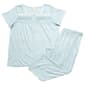 Womens Laura Ashley Short Sleeve Peached Mini Rose Bud Pajama Set - image 1