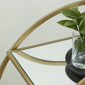 9th & Pike® Contemporary Gold Metal Bar Cart - image 6