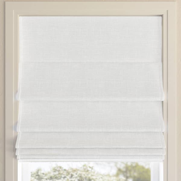 Sun Zero&#174;  Somerton Textured 100% Blackout Cordless Roman Shade