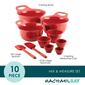 Rachael Ray 10pc. Mix &amp; Measure Mixing Bowl Set - Red - image 2