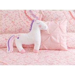 Alex &amp; Bella Rainbow Ruffle Microfiber Comforter Bedding Set