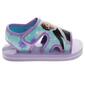 Little Girls Disney Frozen Anna & Elsa Hook and Loop Sandals - image 4