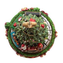 Kurt Adler 6in. Christmas Tree Revolving Music Box