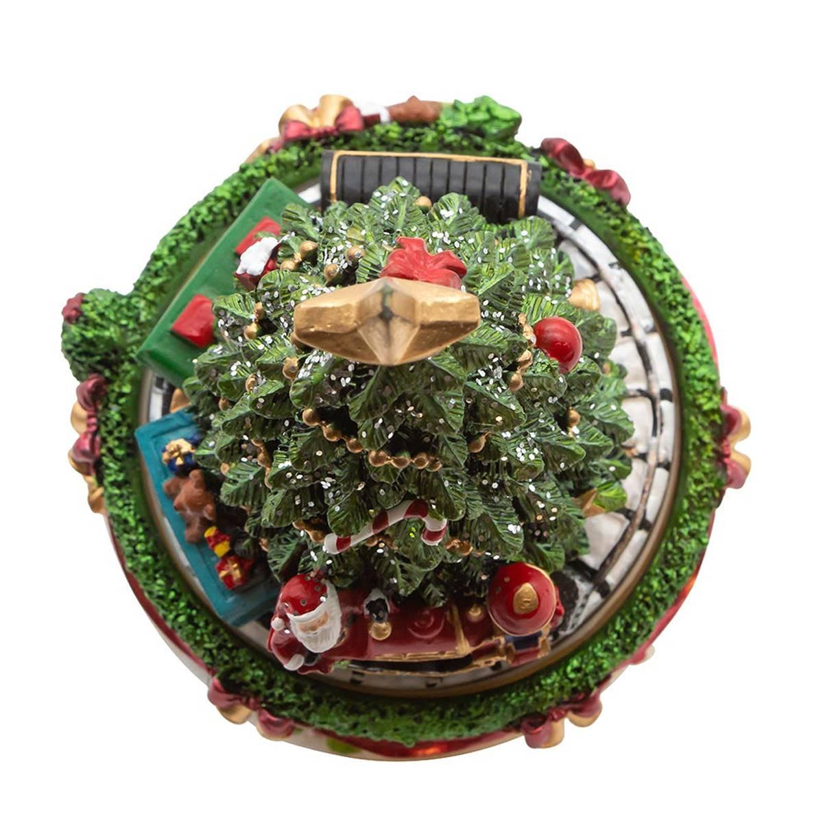 Kurt Adler 6in. Christmas Tree Revolving Music Box