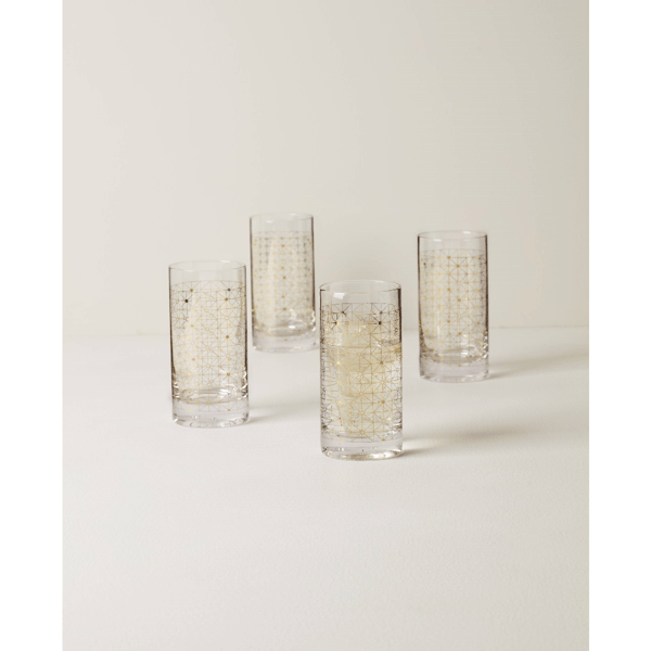 Lenox® Tuscany Classics Gold Dust Highball Glasses - Set of 4