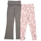 Girls (7-16) No Comment Solid/Leaf Flared & Straight Leggings - image 2