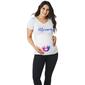 Womens Due Time Mommy Slogan Maternity Tee - image 1