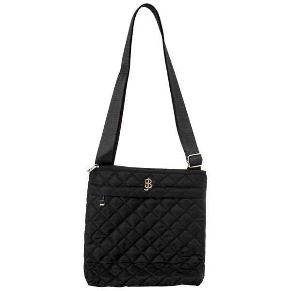 Julia Buxton Quilted Nylon Crossbody - image 