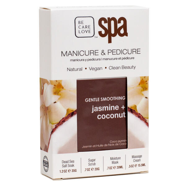Be Care Love Spa Milk & Jasmine Coconut Manicure & Pedicure Set - image 