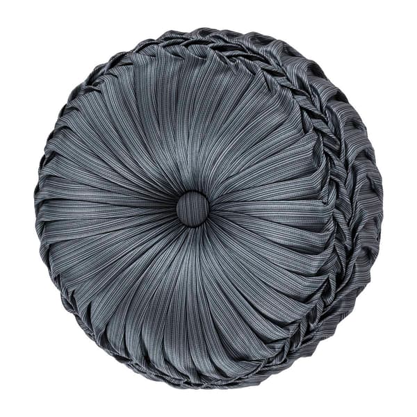 Five Queens Court Leah Tufted Round Decorative Pillow - 15x15