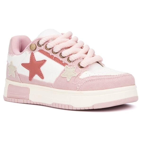 Womens Olivia Miller Stars Fashion Sneakers - image 