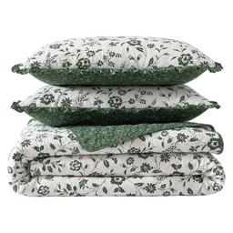 Laura Ashley Miranda Cotton Reversible Quilt Set
