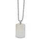 Mens Gentlemen's Classics&#40;tm&#41; Reversible Dog Tag Necklace in Silver - image 1