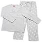 Womens Pink Laundry Folded Stars Microfleece Pajama Set - image 1