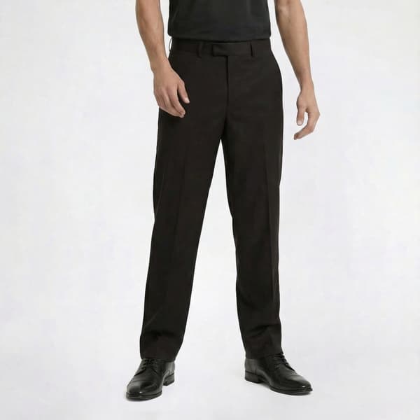 Mens Haggar(R) Chocolate Twill Dress Pants