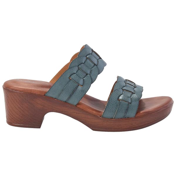 Womens B.O.C Jillian Strappy Slide Sandals Blue Boscov's