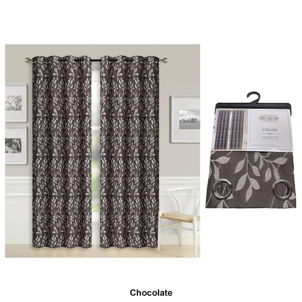 1pc. Raised Jacquard Grommet Panel Curtain