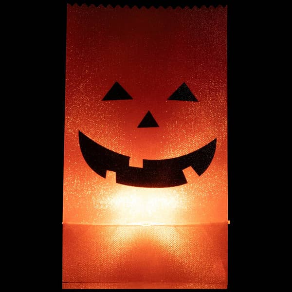 Northlight Seasonal 3pk. Jack-O-Lantern Luminary Pathway Markers