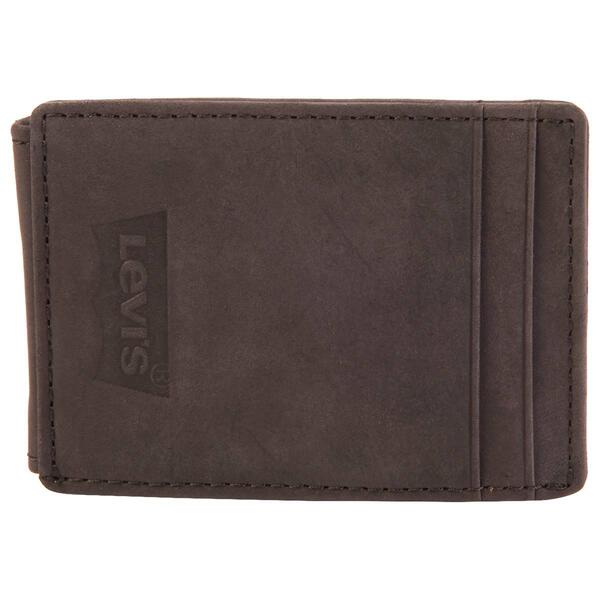 Mens Levi&#39;s(R) Marconi Wide Magnetic Front Pocket Wallet - image 