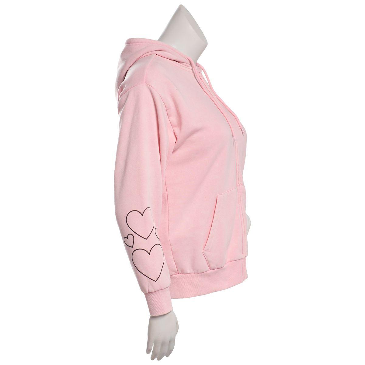 Juniors C-Life Betty Boop Large Back Screen Zip Hoodie
