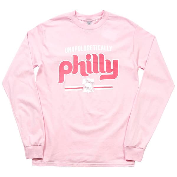 Mens Tailgate Philadelphia Baseball Long Sleeve Tee