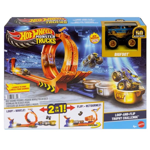 Hot Wheels® Monster Trucks Loop & Flip Trophy Challenge