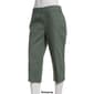 Petite Napa Valley Solid Cotton Super Stretch Snap Hem Capris - image 5