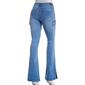 Juniors Gogo Jeans Split High Rise Cargo Flare Jeans - image 2