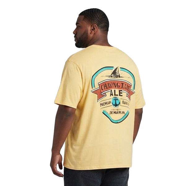 Mens Big & Tall Joe Marlin Chasing Tail Graphic Tee - Yellow Fin