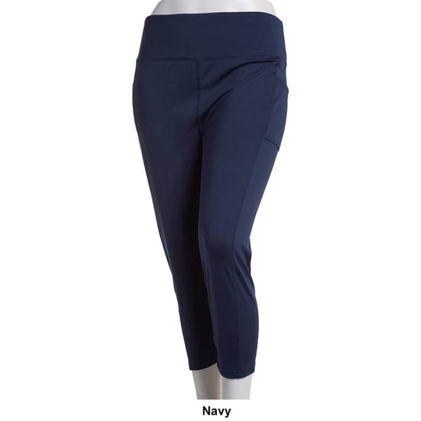 Plus Size Starting Point&#174; Soft Touch Solid Performance Capris
