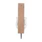 9th & Pike&#174; Brown Mango Wood Traditional Fluted Wall Sconce - image 2