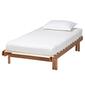 Baxton Studio Bolivia Walnut Brown Wood Expandable Bed Frame - image 3