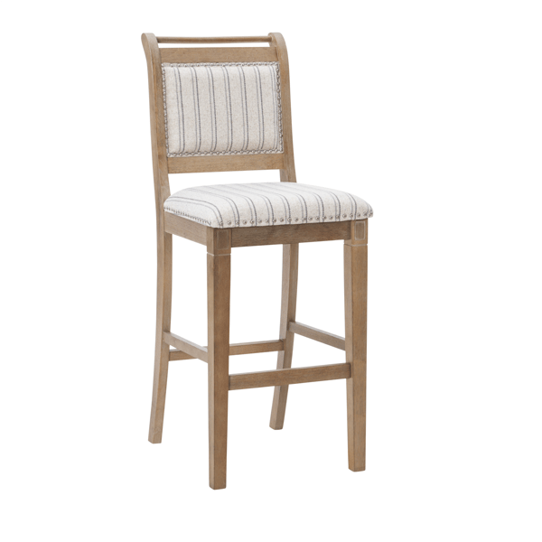 Linon Home Decor Emmy Grey Bar Stool - image 