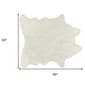 9th & Pike&#174; Super Soft Off White Faux Hide Area Rug - image 7