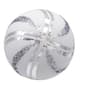 Kurt Adler 6pc. Glass White Glittered Swirl Ball Ornament - image 3