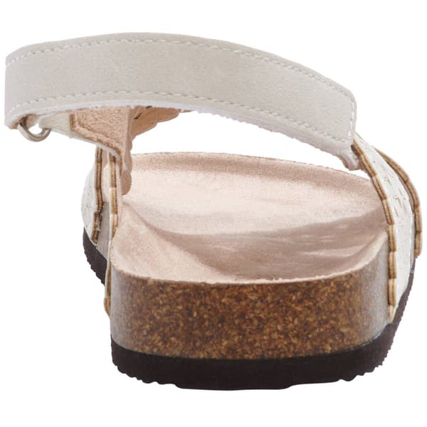 Girls White Mountain Gal Footbed Sandals