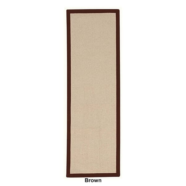 Linon Home Decor Athena Natural Runner - 2x8