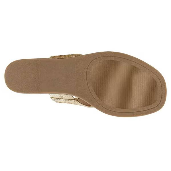Womens Kensie Abigail Wedge Thong Sandals