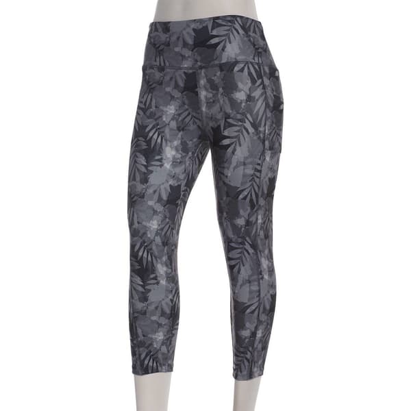 Womens Starting Point(R) Leaf Print Capri Leggings - image 