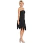 Juniors Madden Girl Lurex Knit Ruched Shark Bite A-Line Dress - image 4