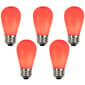 Northlight 25pk. Opaque Red LED S14 Christmas Replacement Bulbs - image 1