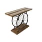 9th & Pike&#174; Brown Industrial-Inspired Wood Console Table - image 2