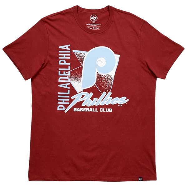 Mens ''47 Brand Phillies Retro Arrow Short Sleeve Tee